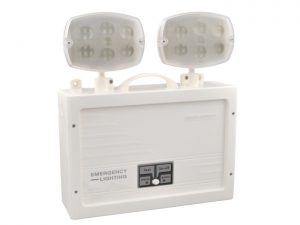 Noodverlichting met 2 LED Spots