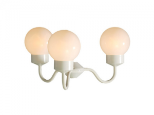 993C Combilamp wit met witte bol 200 mm Ø