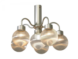 Noodverlichting hanglamp wit met prisma helder bol 200 mm Ø