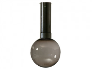 991HZ HANGLAMP ZWART MET ROOK BOL 200 MM Ø