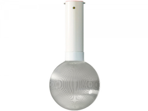 991HH HANGLAMP WIT MET PRISMA HELDER BOL 200 MM Ø