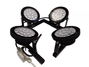 Tent lampsysteem 4 x 9W RGB